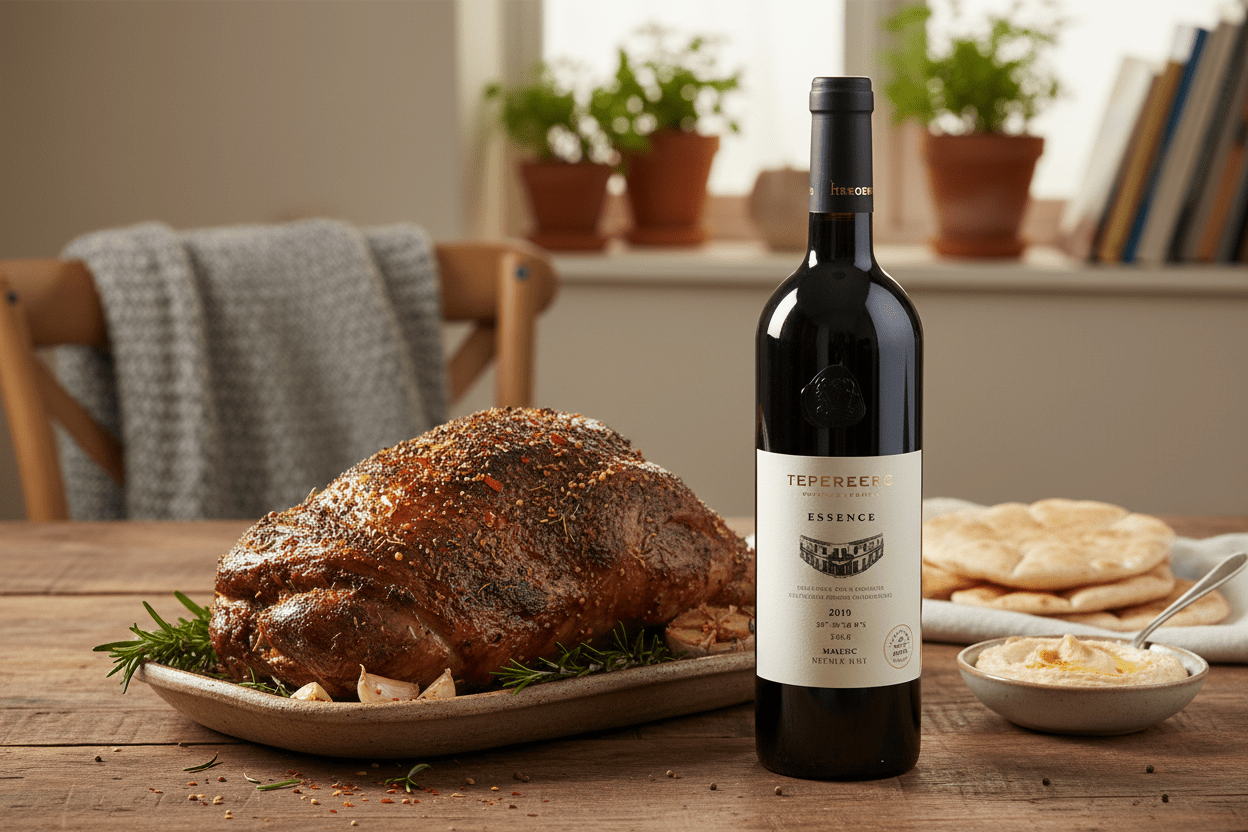 Vino tinto kosher teperberg essence merlot 2019 750 ml - La Cava