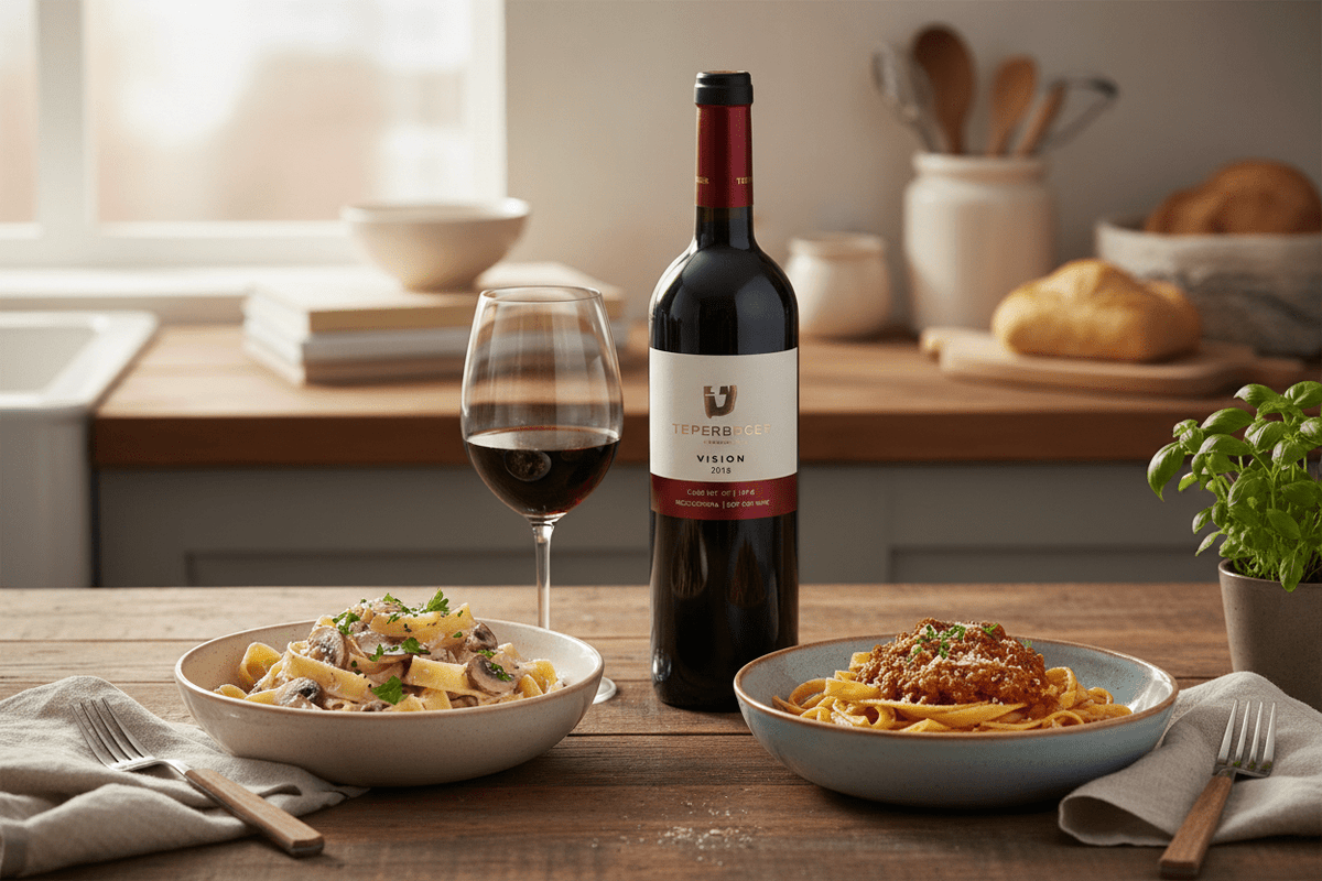 Vino tinto kosher teperberg vision merlot 750 ml - La Cava