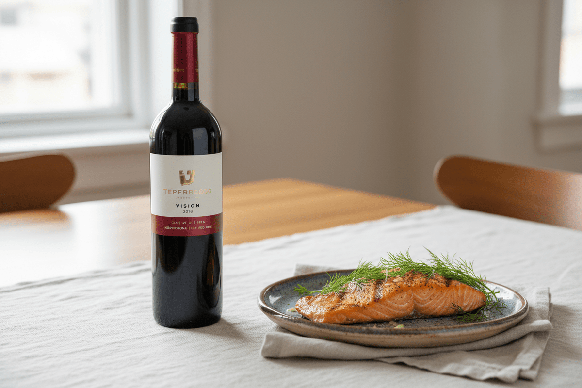 Vino tinto kosher teperberg vision merlot 750 ml - La Cava