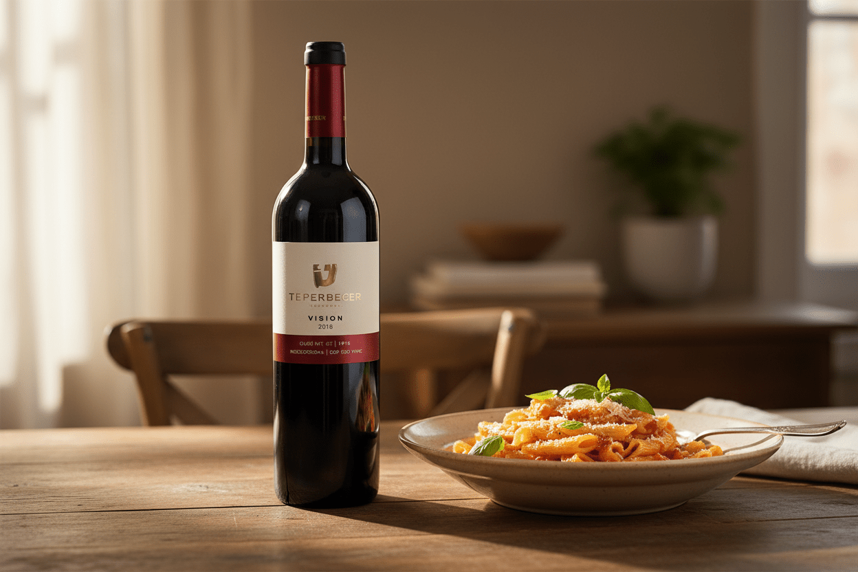 Vino tinto kosher teperberg vision merlot 750 ml - La Cava