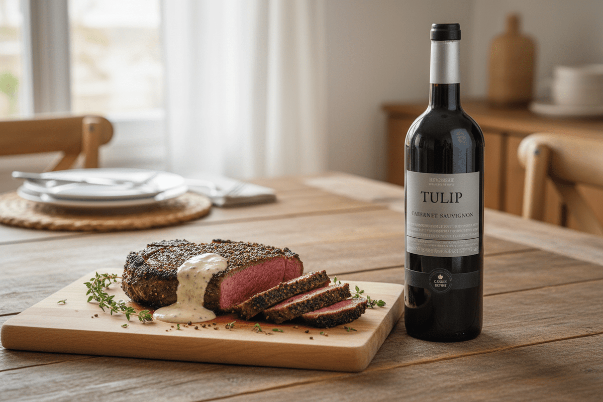 Vino tinto kosher tulip cabernet sauvignon 2023 750ml Israel - Vino de Israel - La Cava