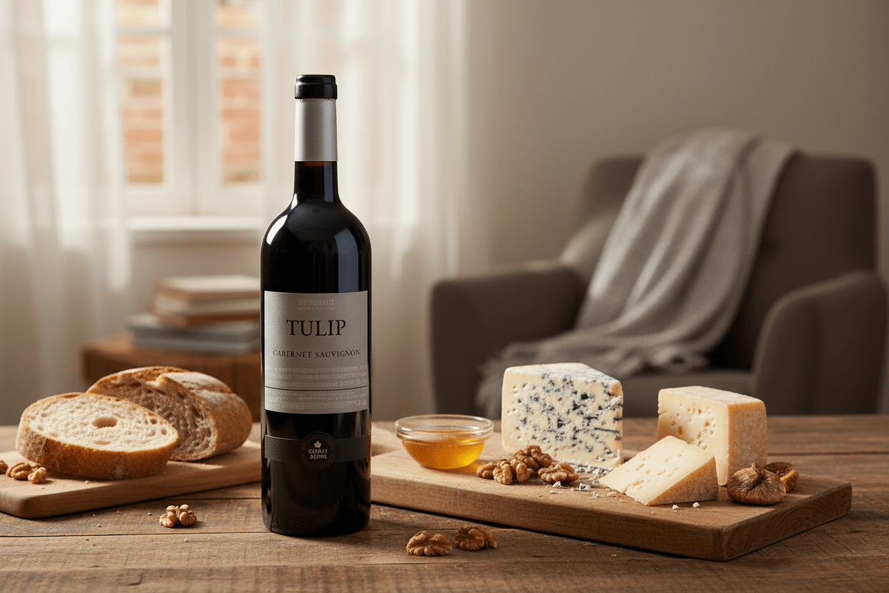 Vino tinto kosher tulip cabernet sauvignon 2023 750ml Israel - Vino de Israel - La Cava