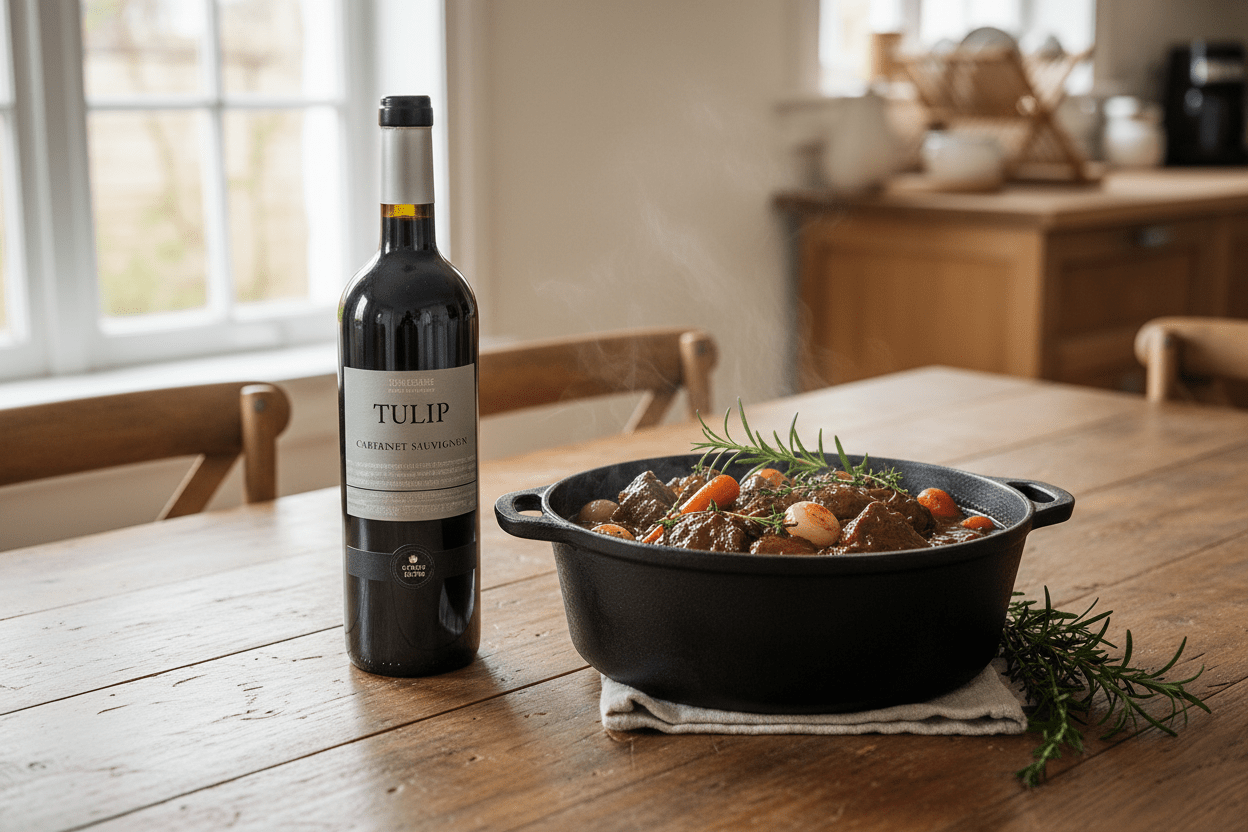 Vino tinto kosher tulip cabernet sauvignon 2023 750ml Israel - Vino de Israel - La Cava