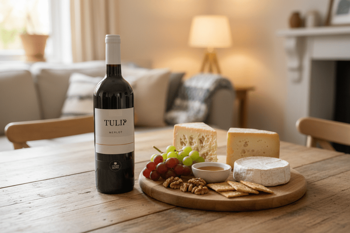 Vino tinto Kosher tulip merlot 2021 750ml israel - Vino de Israel - La Cava