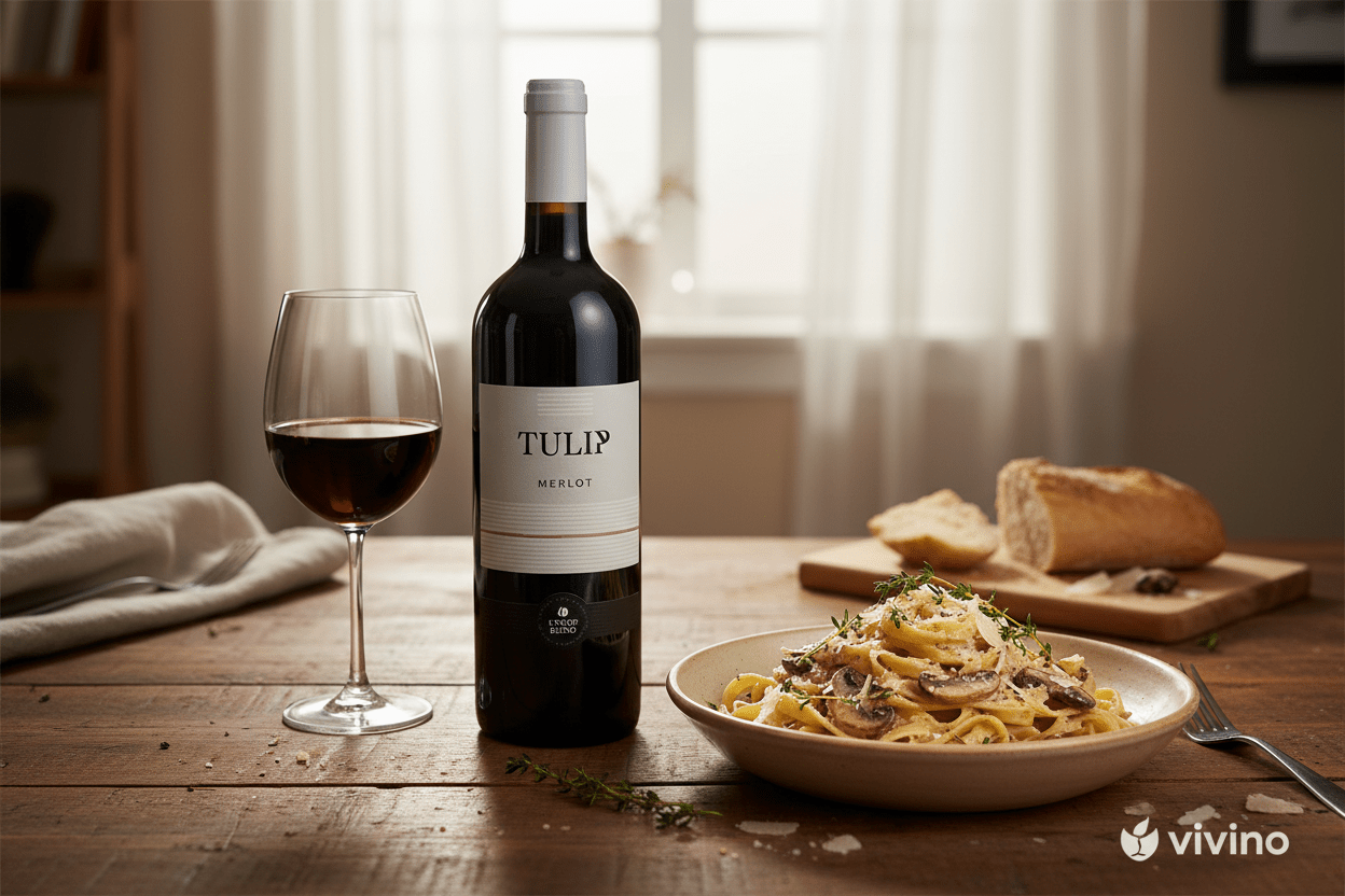 Vino tinto Kosher tulip merlot 2021 750ml israel - Vino de Israel - La Cava
