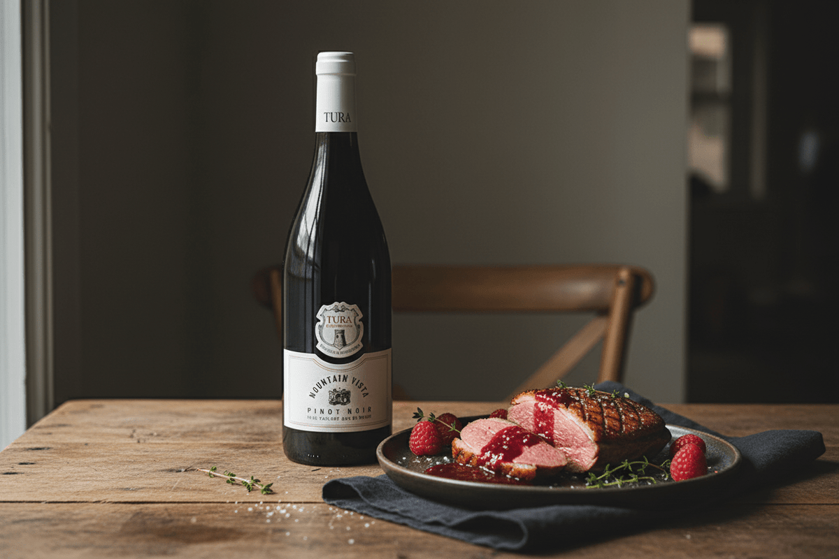 Vino Tinto Kosher Tura Mountain Vista Pinot Noir 750ml Israel - La Cava