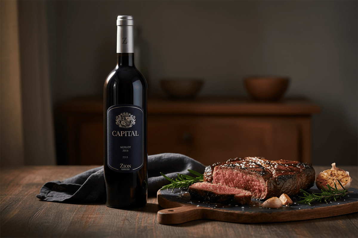 Vino Tinto Kosher Zion Capital Cabernet Sauvignon - Vino de Israel - La Cava