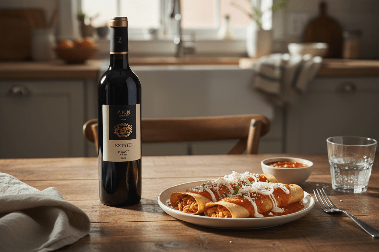 Vino Tinto Kosher Zion Estate Merlot - Vino de Israel - La Cava