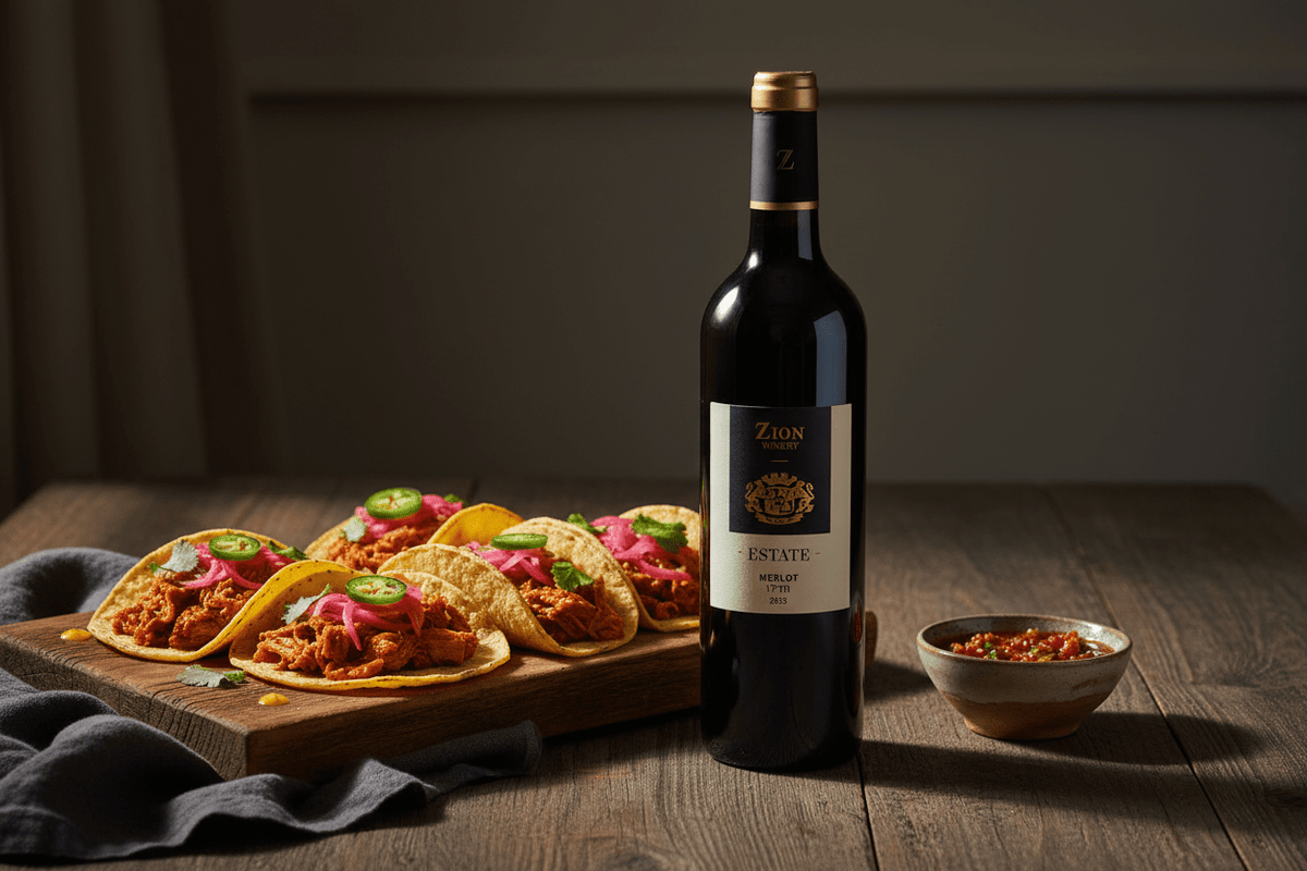Vino Tinto Kosher Zion Estate Merlot - Vino de Israel - La Cava