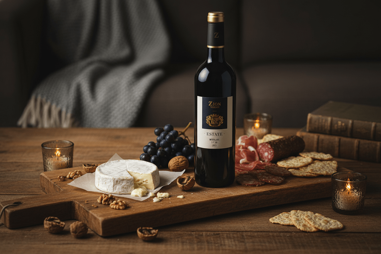 Vino Tinto Kosher Zion Estate Merlot - Vino de Israel - La Cava