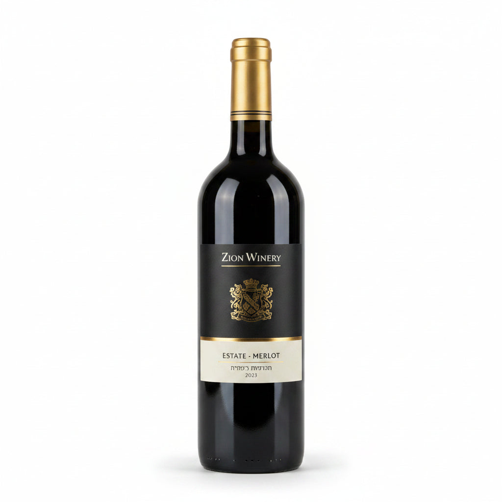 Vino Tinto Kosher Zion Estate Merlot - Vino de Israel - La Cava