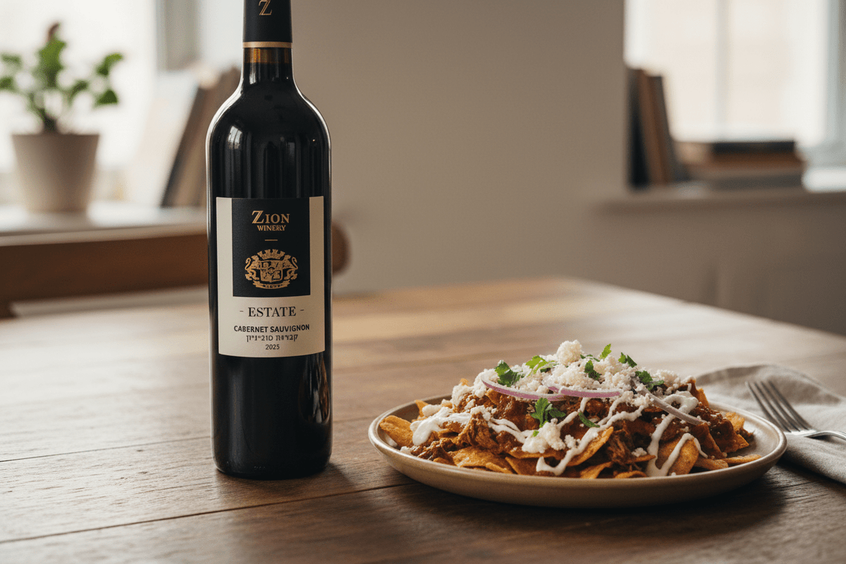 Vino Tinto Kosher Zion Yikvei Cabernet Sauvignon - Vino de Israel - La Cava
