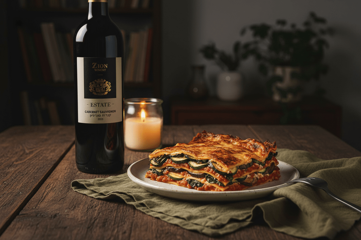 Vino Tinto Kosher Zion Yikvei Cabernet Sauvignon - Vino de Israel - La Cava