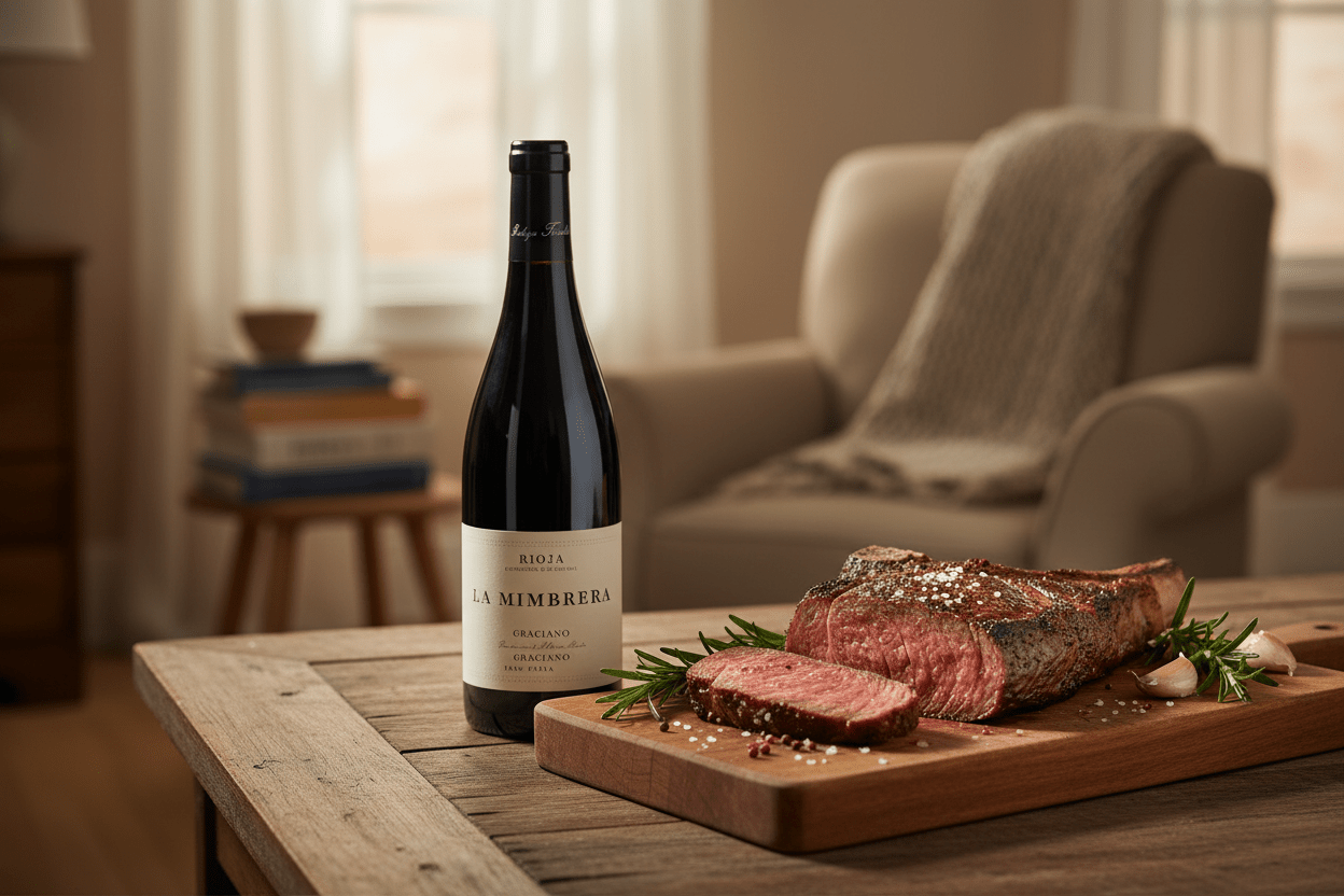 Vino Tinto La Mimbrera Graciano 2021 Bodegas Exopto 750ml DOCa Rioja - Vino de España - La Cava