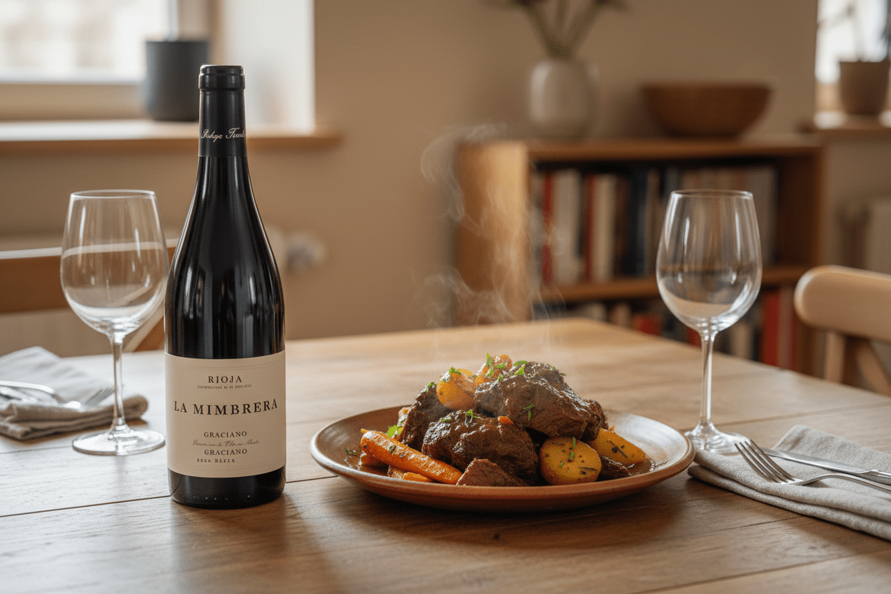 Vino Tinto La Mimbrera Graciano 2021 Bodegas Exopto 750ml DOCa Rioja - Vino de España - La Cava