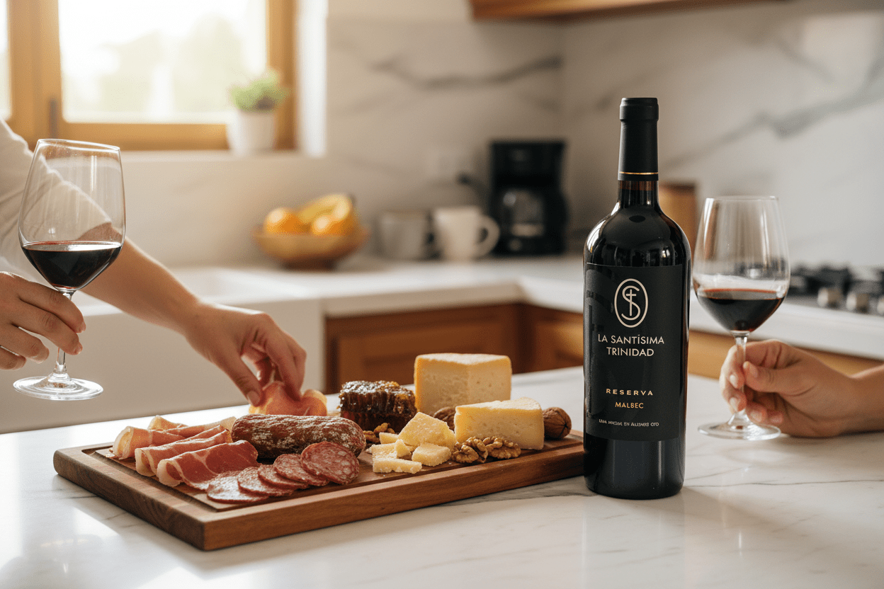 Vino Tinto La Santísima Trinidad Reserva Malbec - Vino Mexicano - La Cava