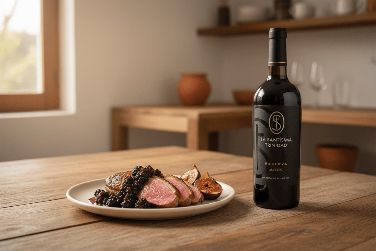 Vino Tinto La Santísima Trinidad Reserva Malbec - Vino Mexicano - La Cava