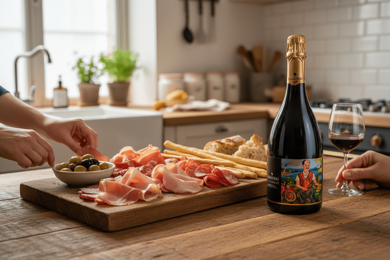 Vino Tinto Lambrusco Antiche Tradizioni Emilia Romagna - Vino de Italia - La Cava