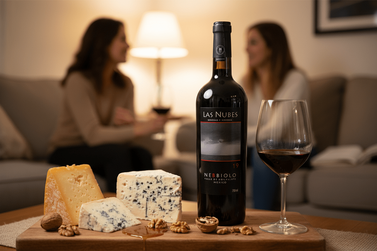 Vino Tinto Las Nubes Nebbiolo de 750 ml - La Cava