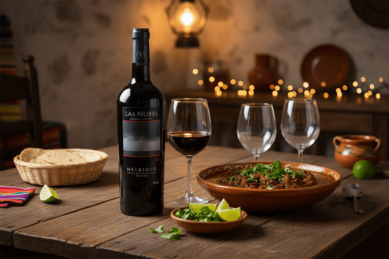 Vino Tinto Las Nubes Nebbiolo de 750 ml - La Cava