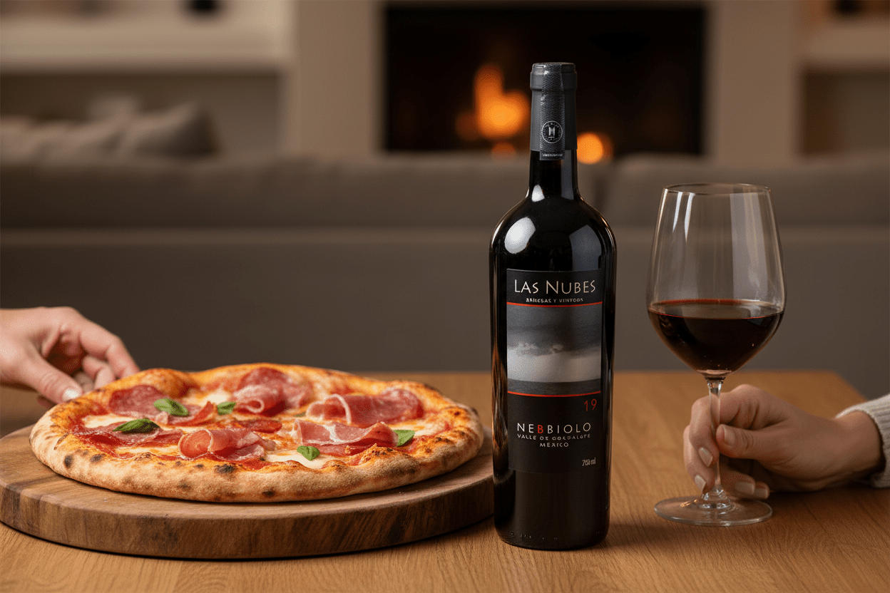 Vino Tinto Las Nubes Nebbiolo de 750 ml - La Cava