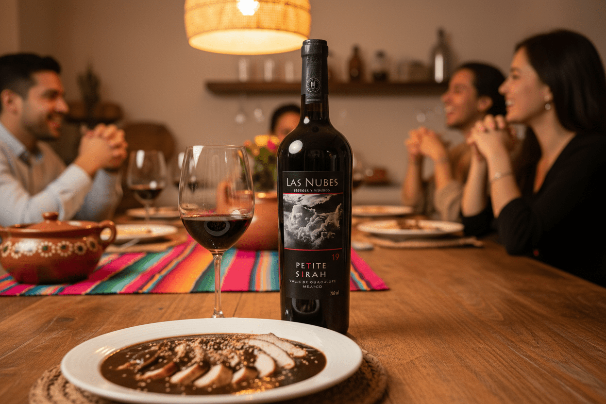 Vino Tinto Las Nubes Petite Sirah de 750 ml - La Cava