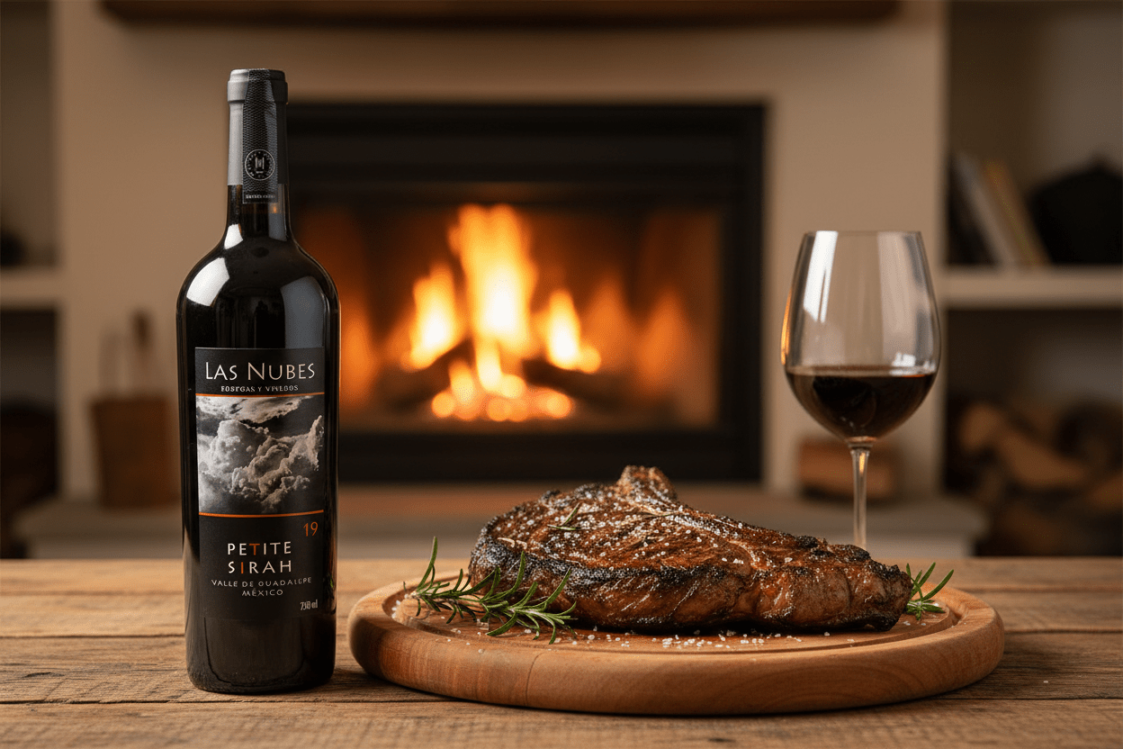 Vino Tinto Las Nubes Petite Sirah de 750 ml - La Cava