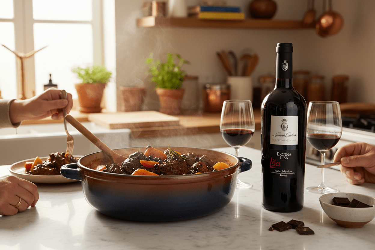 Vino Tinto Leone De Castris Donna Lissa Rosso Riserva, Puglia - Vino de Italia - La Cava