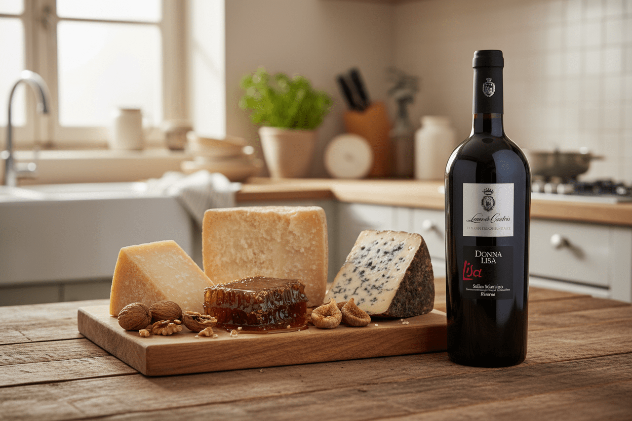 Vino Tinto Leone De Castris Donna Lissa Rosso Riserva, Puglia - Vino de Italia - La Cava