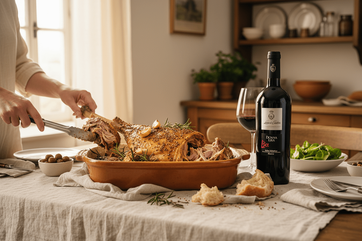 Vino Tinto Leone De Castris Donna Lissa Rosso Riserva, Puglia - Vino de Italia - La Cava