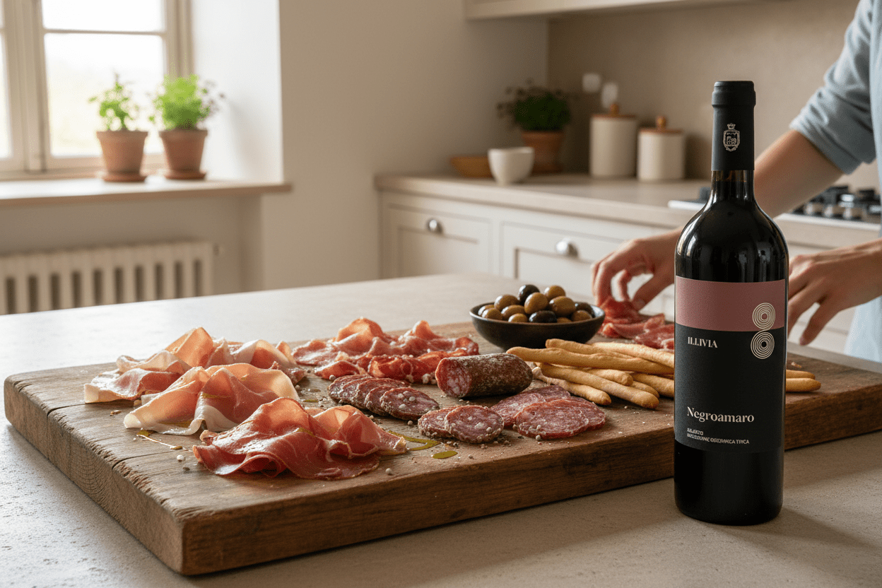 Vino Tinto Leone De Castris Illivia Negroamaro, Puglia - Vino de Italia - La Cava