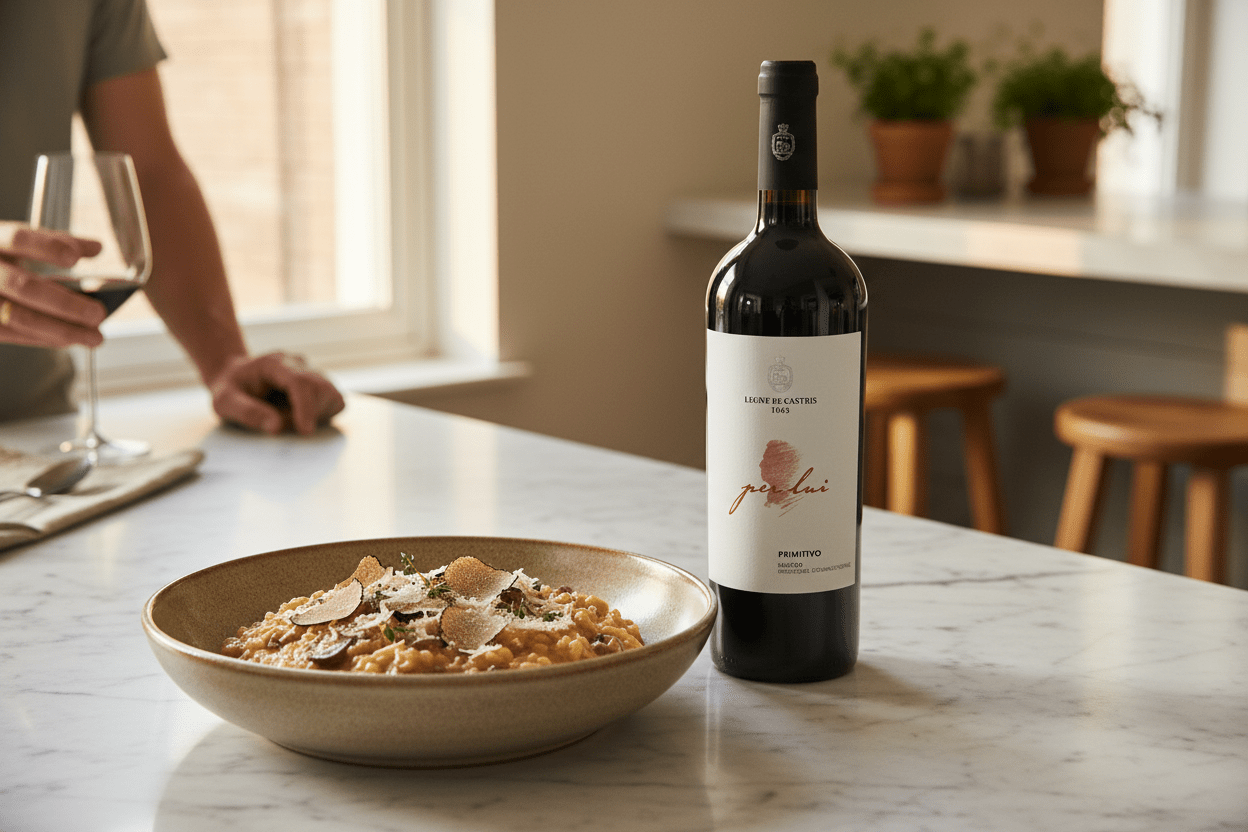 Vino Tinto Leone De Castris Per Lui Salice Salentino Riserva , Puglia - Vino de Italia - La Cava
