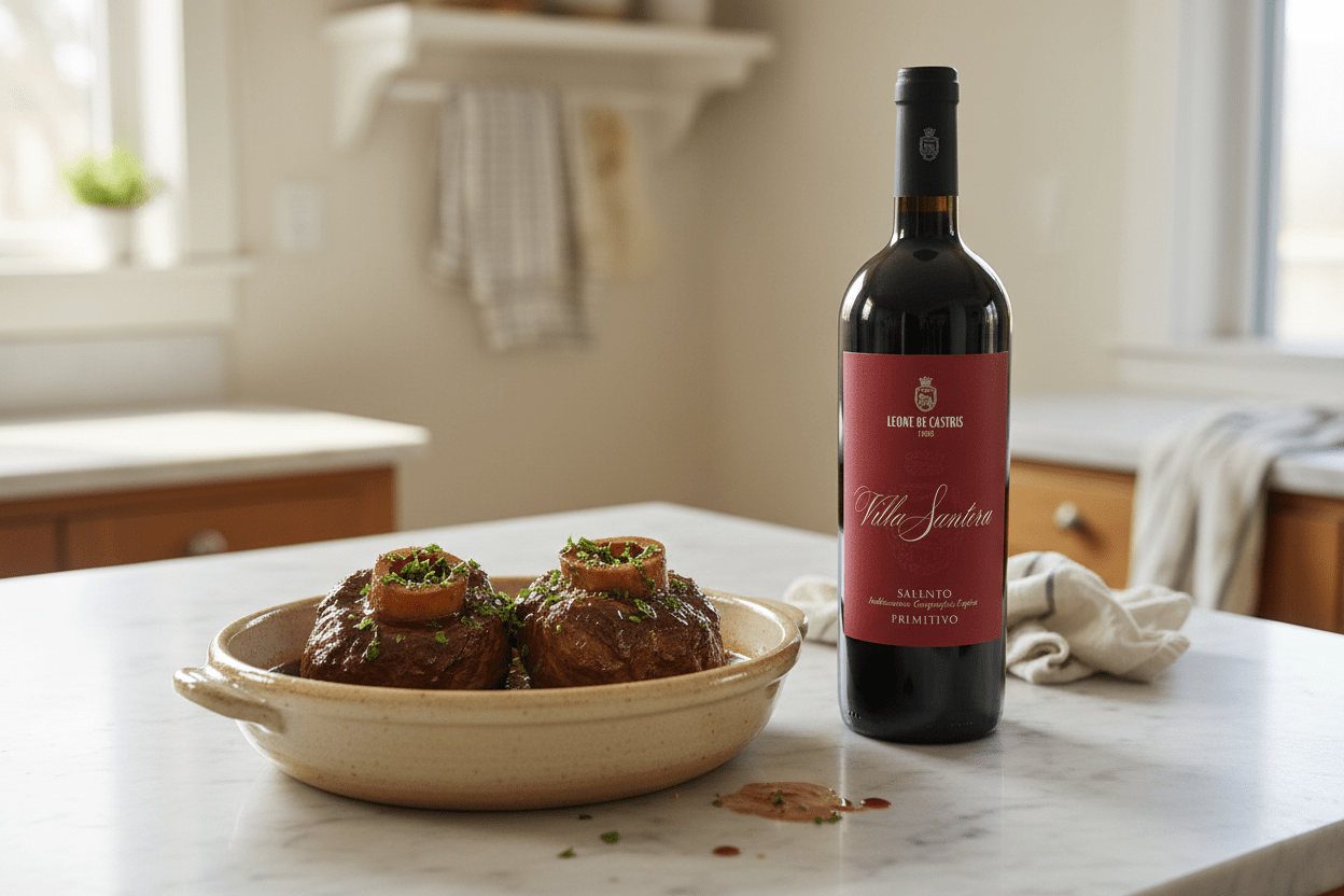 Vino Tinto Leone De Castris Villa Santera, Puglia - Vino de Italia - La Cava