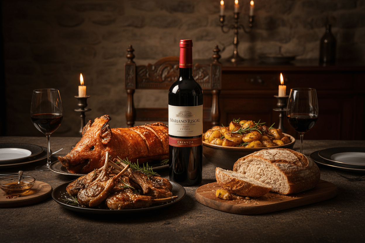 Vino Tinto Mariano Riscal Crianza 750ml Ribera del Duero - Vino de España - La Cava