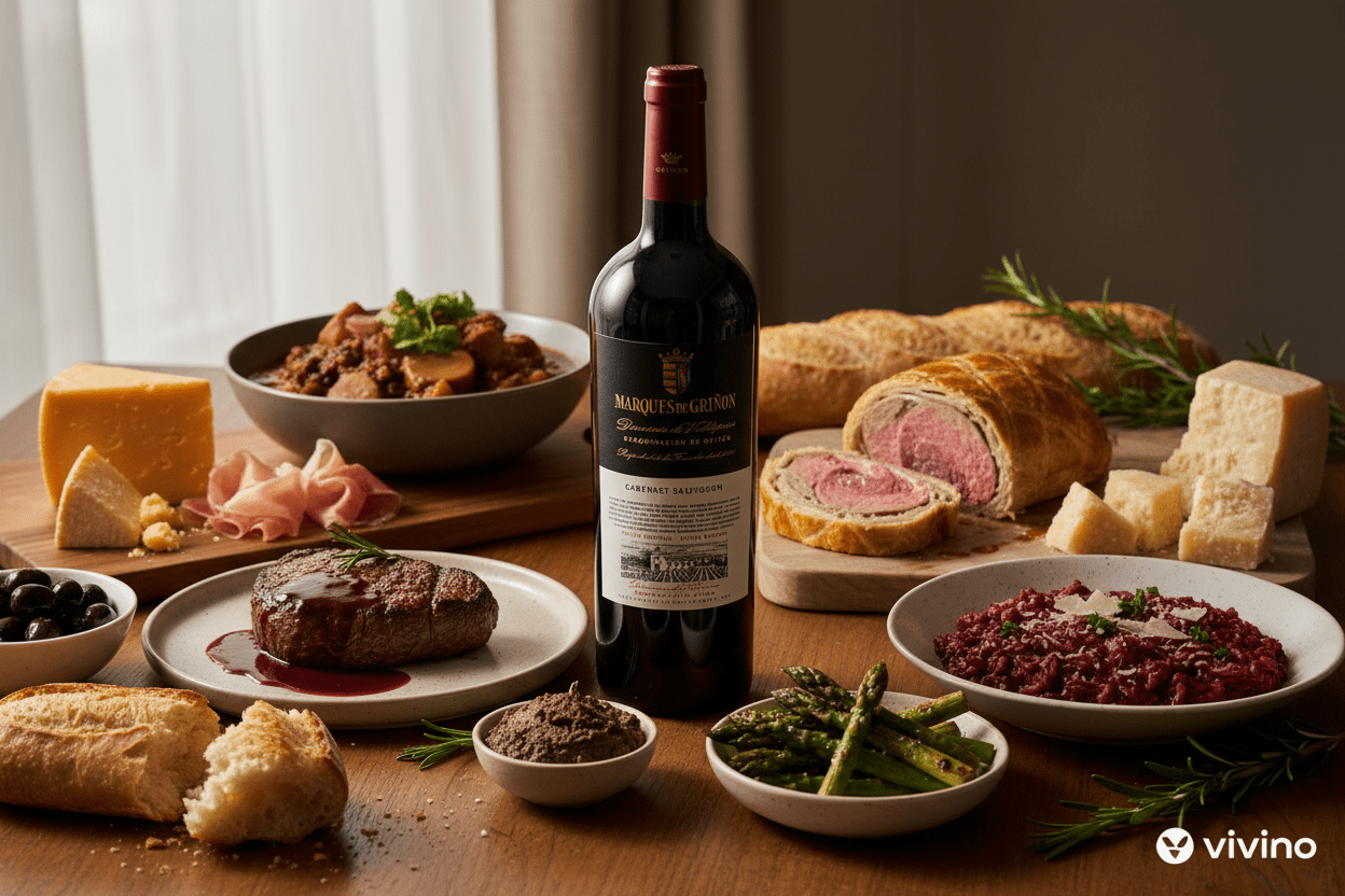 Vino Tinto Marqués de Griñón Cabernet Sauvignon 750ml D.O. Pago Valdepusa - Vino de España - La Cava