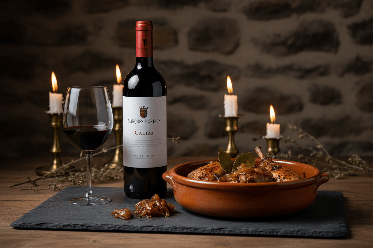 Vino Tinto Marqués de Griñón Caliza 750ml D.O. Valdepusa (Pago) - Vino de España - La Cava