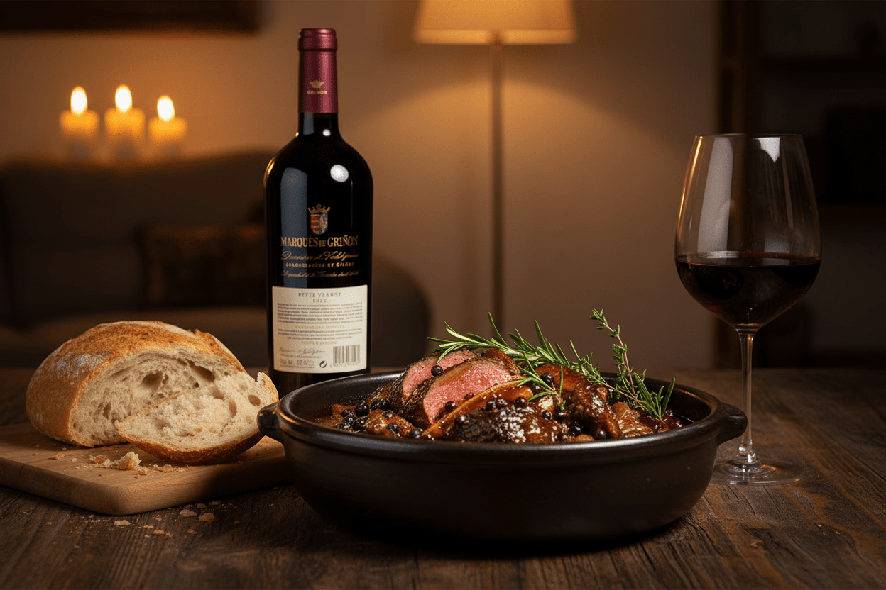 Vino Tinto Marqués de Griñón Petit Verdot 750ml Vino de Pago D.O. Valdepusa - Vino de España - La Cava