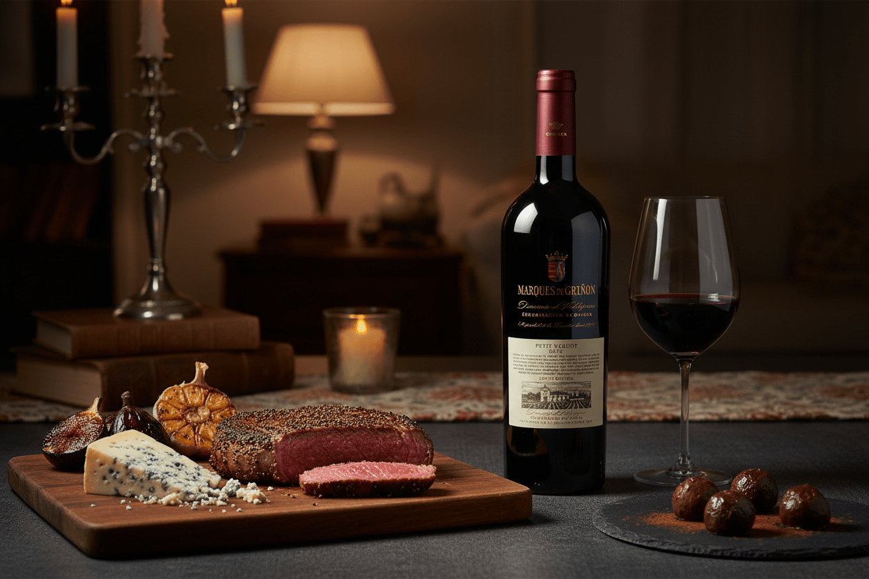 Vino Tinto Marqués de Griñón Petit Verdot 750ml Vino de Pago D.O. Valdepusa - Vino de España - La Cava