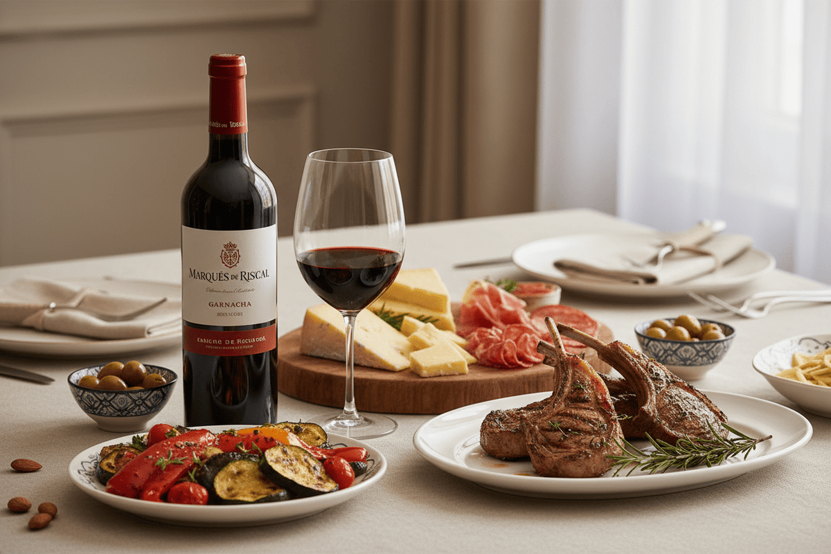 Vino Tinto Marqués de Riscal Garnacha 750ml - Vino de España - La Cava
