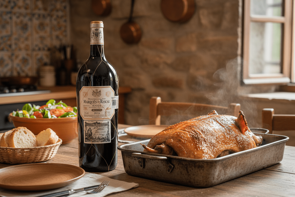 Vino Tinto Marqués de Riscal Gran Reserva 750ml 30 Meses de Crianza en Roble - Vino de España - La Cava