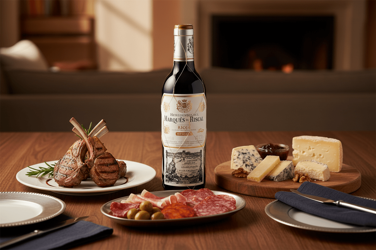 Vino Tinto Marqués de Riscal Reserva 375ml Rioja - Vino de España - La Cava