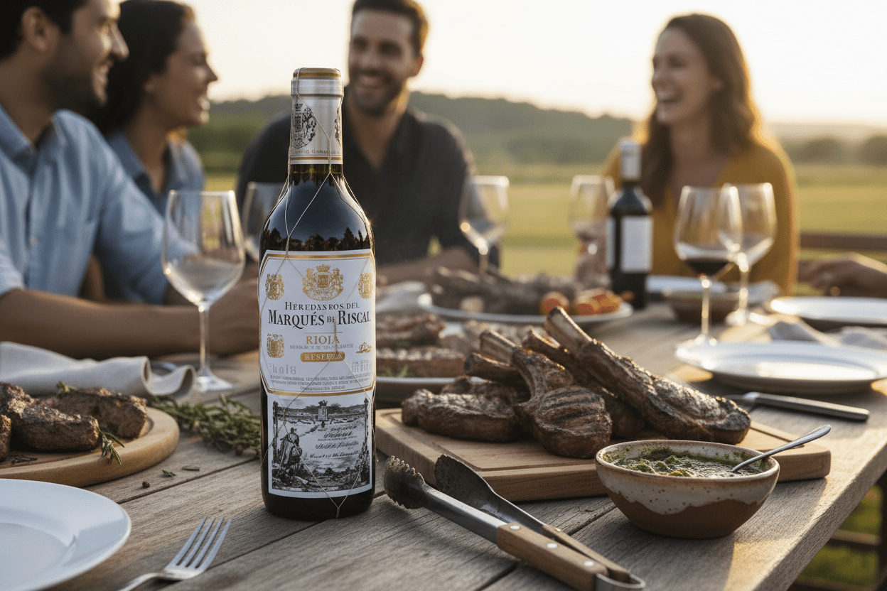 Vino Tinto Marqués de Riscal Reserva 375ml Rioja - Vino de España - La Cava