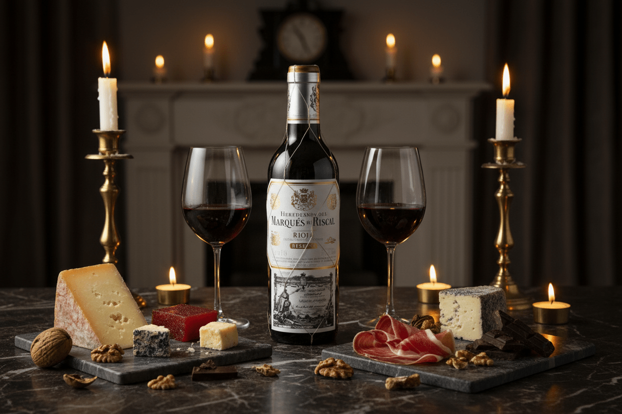 Vino Tinto Marqués de Riscal Reserva 375ml Rioja - Vino de España - La Cava