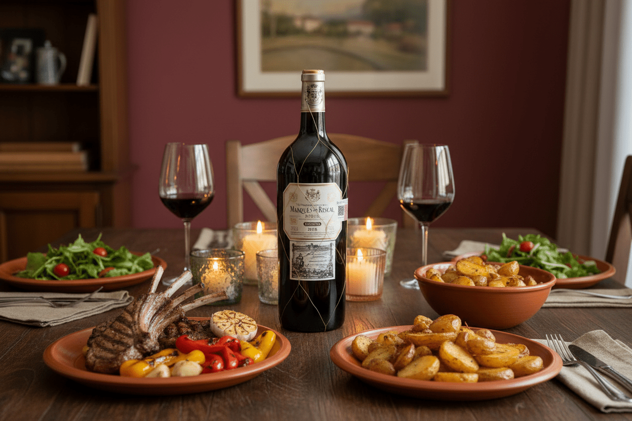 Vino Tinto Marqués de Riscal Reserva 750ml D.O.Ca. Rioja - Vino de España - La Cava