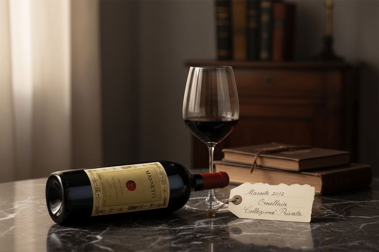 Vino Tinto Masseto Tenuta dell'Ornellaia 750ml Toscana IGT - Vino de Italia - La Cava