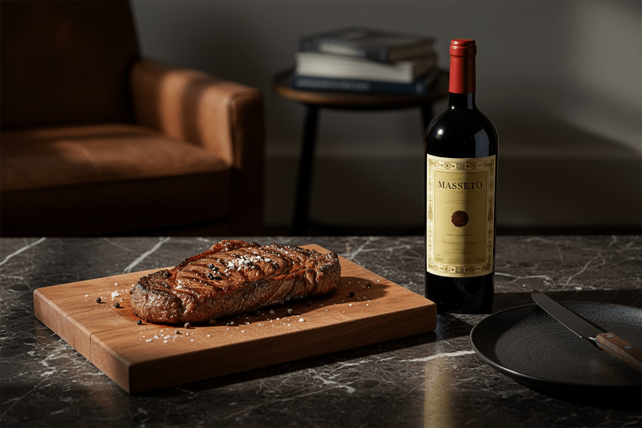 Vino Tinto Masseto Tenuta dell'Ornellaia 750ml Toscana IGT - Vino de Italia - La Cava