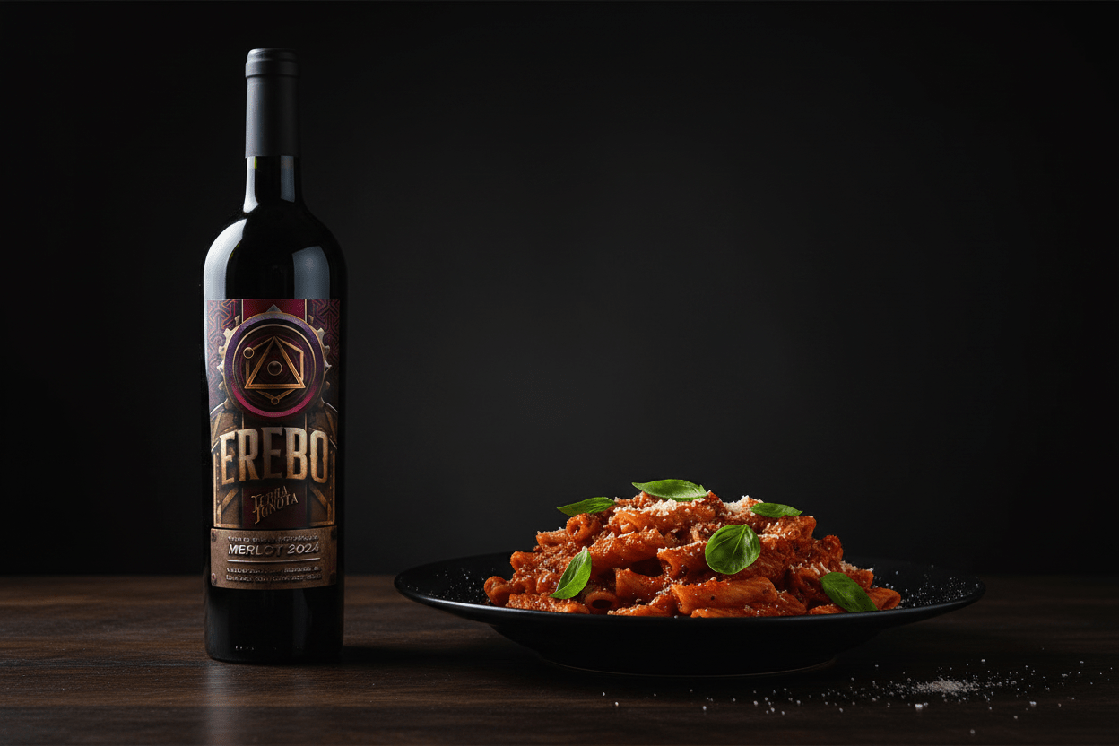 Vino Tinto Mexicano Erebo Merlot 2024 - La Cava