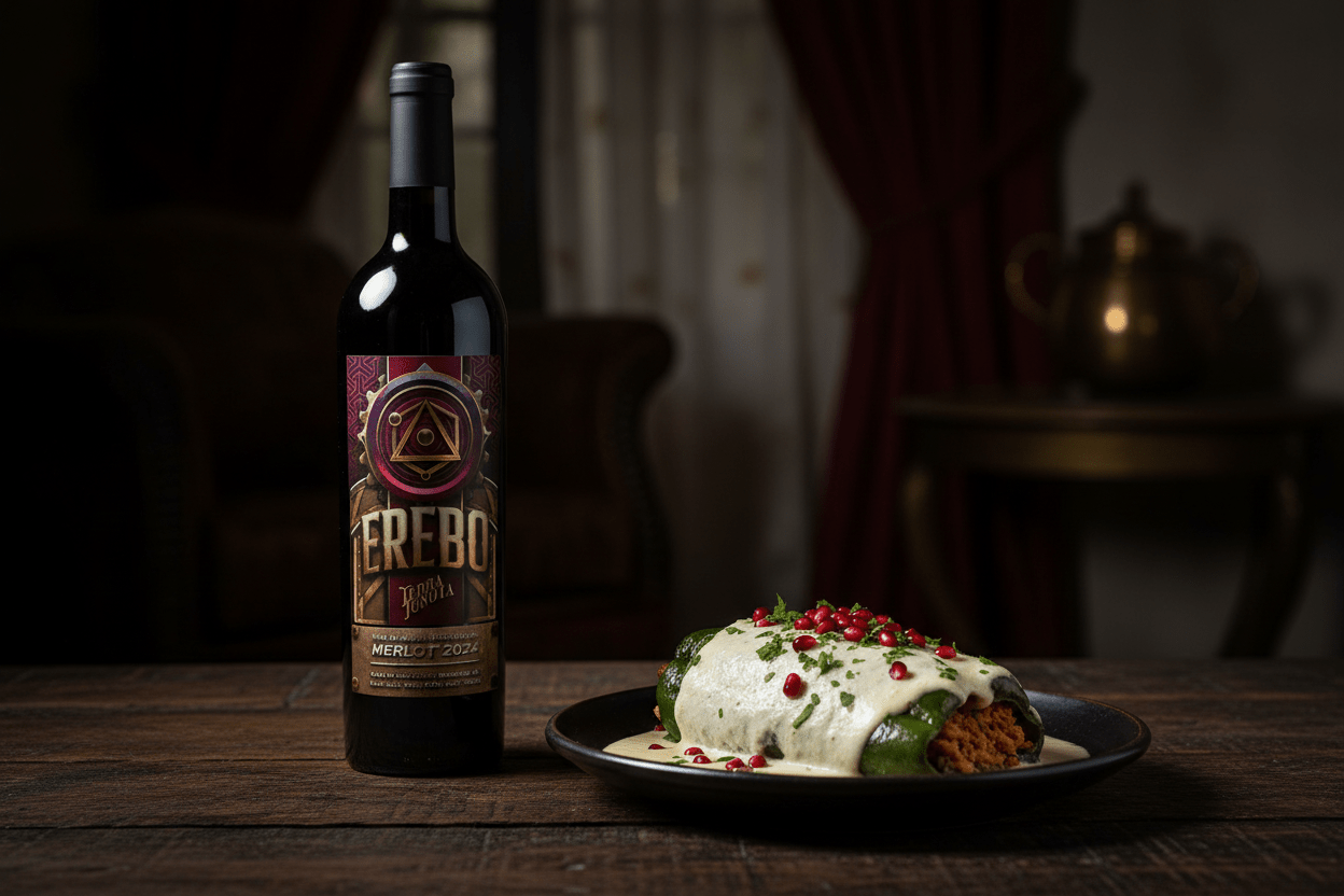 Vino Tinto Mexicano Erebo Merlot 2024 - La Cavaslider_item_HiMBLA
