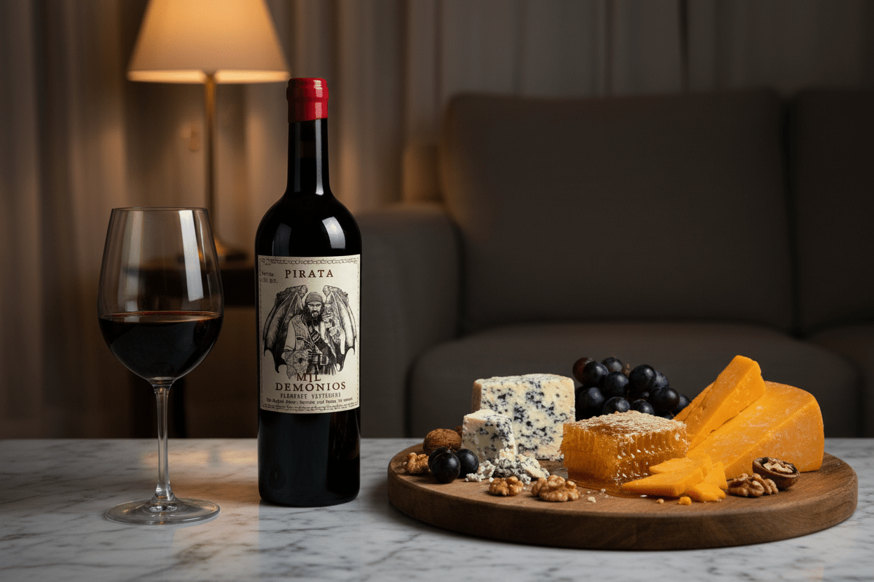 Vino Tinto Mil Demonios Pirata, Cabernet Sauvignon 750ml 2021 - Vino Argentino - La Cava