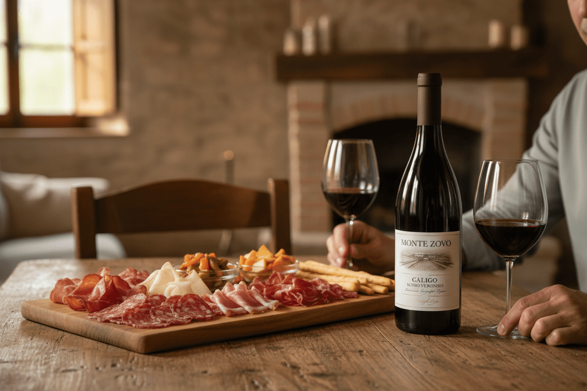 Vino Tinto Monte Zovo Caligo Rosso Veronese - La Cava